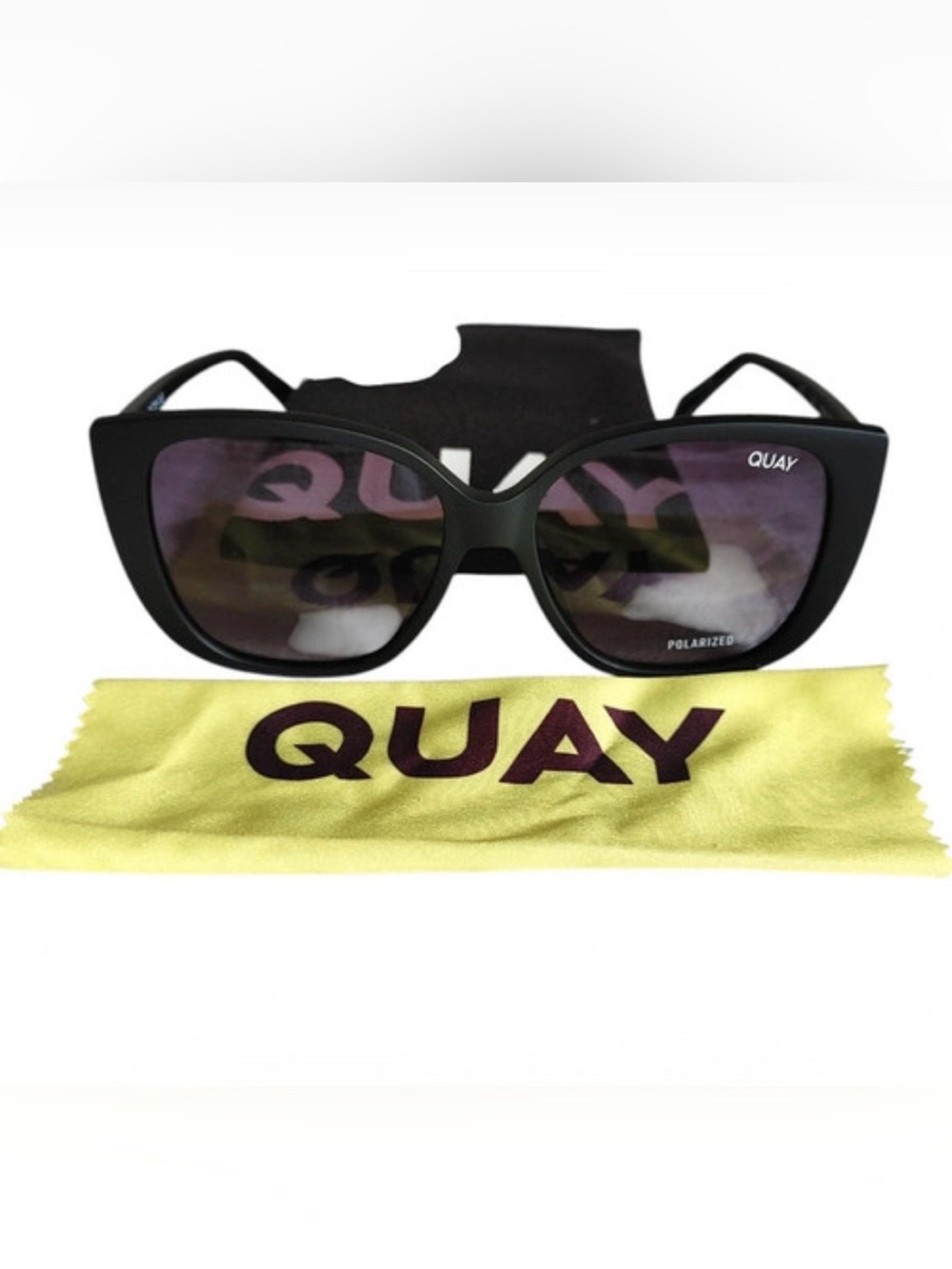 Quay Australia Ever After Cat Eye Polarized Sunglasses